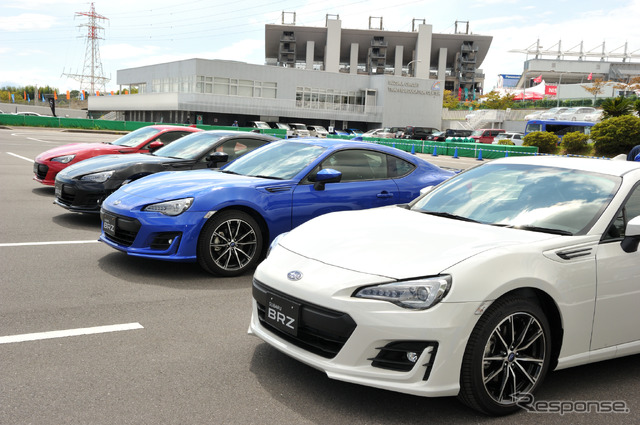 BRZ ちょい乗り体験会の様子