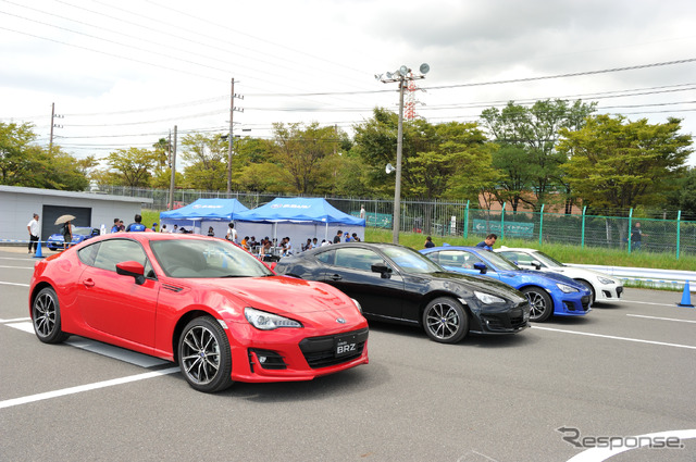 BRZ ちょい乗り体験会の様子