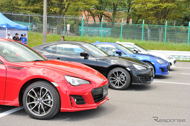 BRZ ちょい乗り体験会の様子