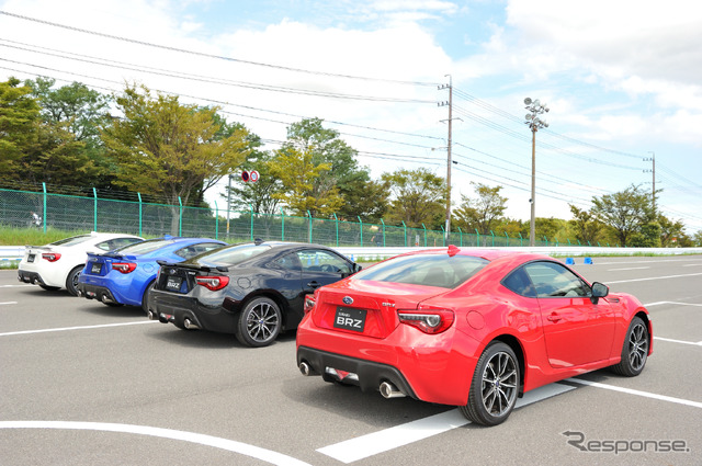 BRZ ちょい乗り体験会の様子
