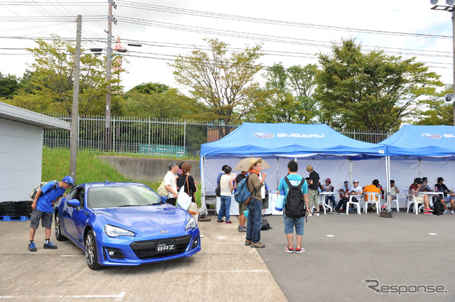 BRZ ちょい乗り体験会の様子