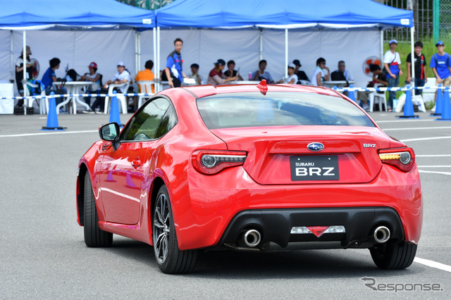 BRZ ちょい乗り体験会の様子