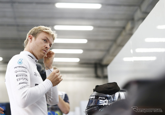 ベルギーGP予選、ロズベルグ(メルセデス)
