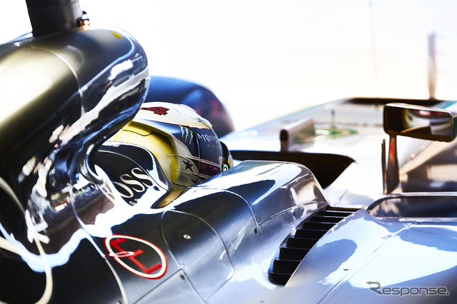 ベルギーGP予選、ハミルトン(メルセデス)