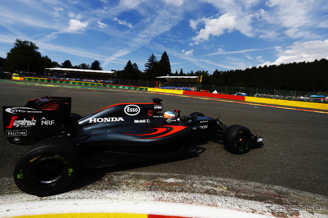 ベルギーGP予選、アロンソ(マクラーレン)