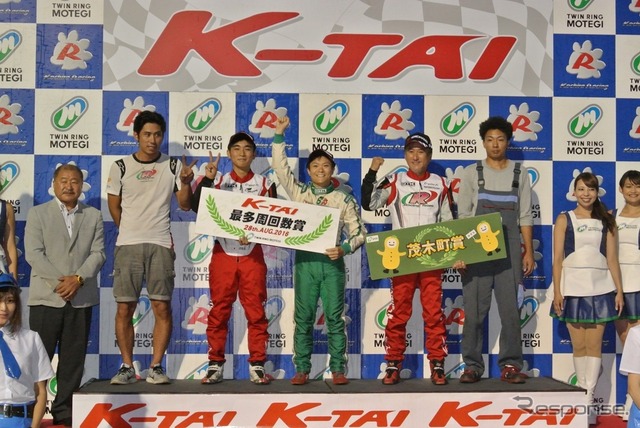 「2016もてぎKART耐久フェスティバル“K-TAI”」最多周回数賞「#29 レーヴRT 木曜会」