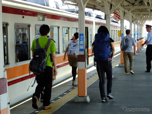 SL列車の発着拠点、下今市駅