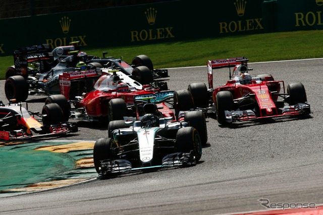 F1ベルギーGP、ロズベルグ(メルセデス)