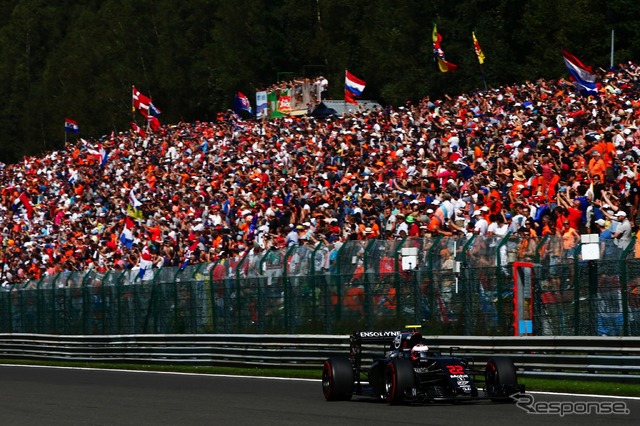 F1ベルギーGP、バトン(マクラーレン)