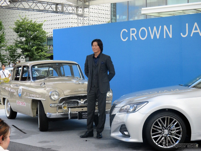 豊川悦司。「COOL or HOT? CROWN JAPAN!」
