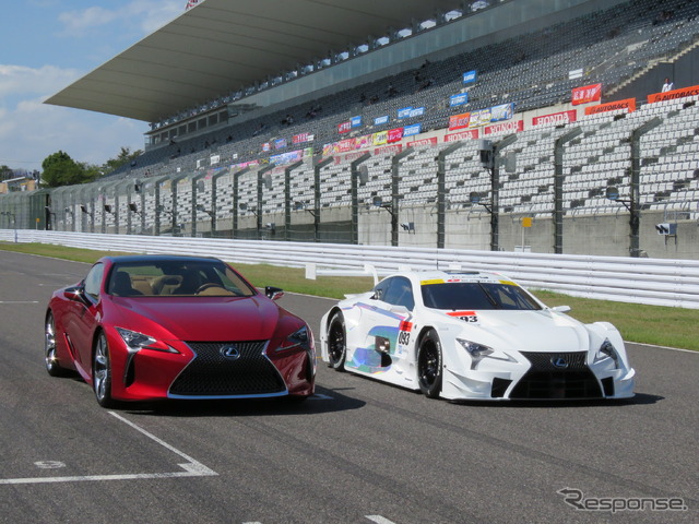 2017年、GT500クラスにはレクサスLC500が新登場する(写真は今季鈴鹿1000kmでのお披露目)。