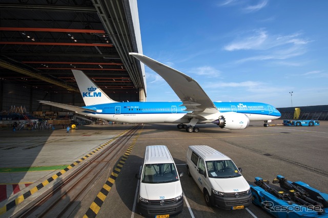 KLMオランダ航空のボーイング787