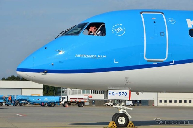 KLMオランダ航空のエンブラエルE175