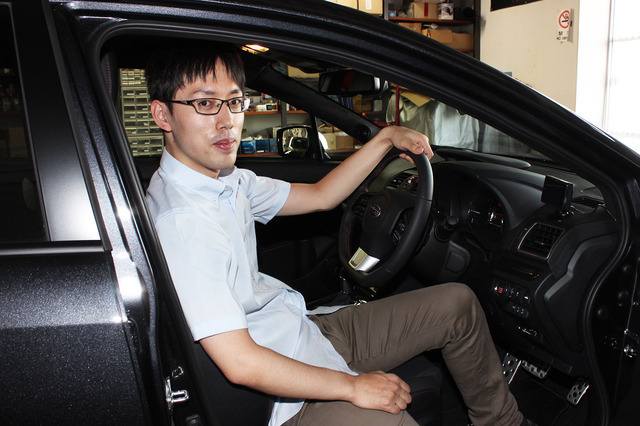 SUBARU・WRX S4 by クァンタム(茨城県)のオーナー、松尾康平さん。