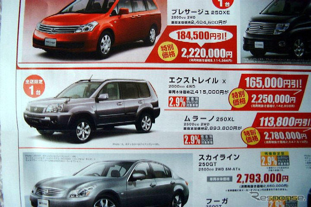 【新車値引き情報】SUVとRV…新型 エクストレイル の影響