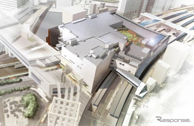 新しい千葉駅のイメージ。11月20日に一部がオープンする。