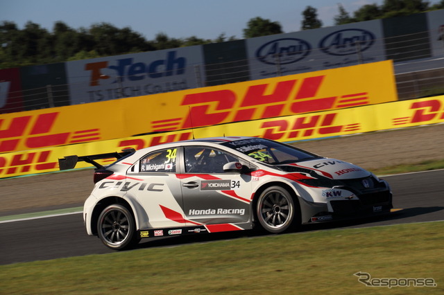 WTCC日本ラウンドにスポット参戦している道上龍