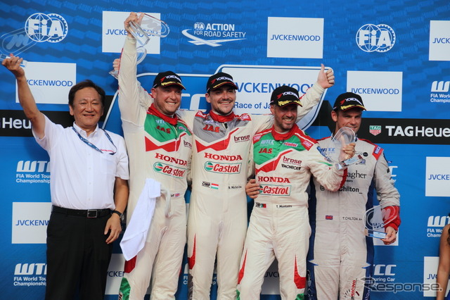 オープニングレースはホンダ勢が表彰台を独占
