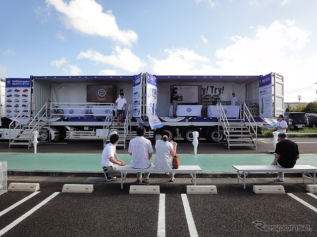 体験試乗キャンペーン「Try! Try! Try! Volkswagen」(宮城・イオンモール名取、9月3日のようす)