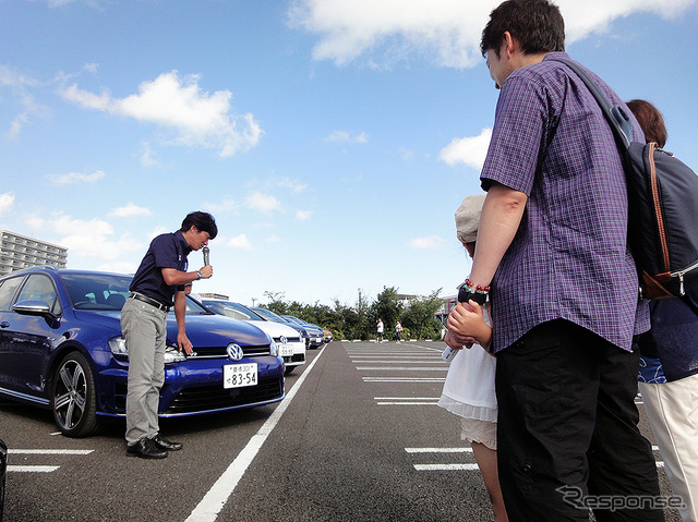 体験試乗キャンペーン「Try! Try! Try! Volkswagen」（宮城・イオンモール名取、9月3日のようす）