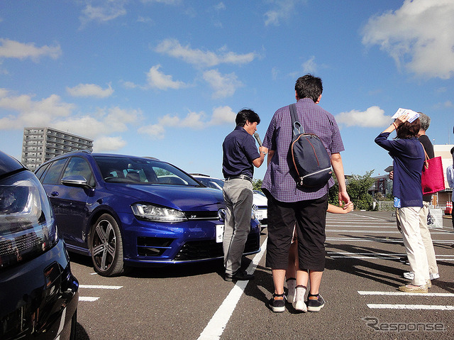 体験試乗キャンペーン「Try! Try! Try! Volkswagen」（宮城・イオンモール名取、9月3日のようす）