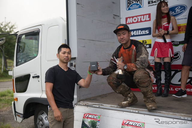 見事にGショックをゲットした幸運なライダーさん