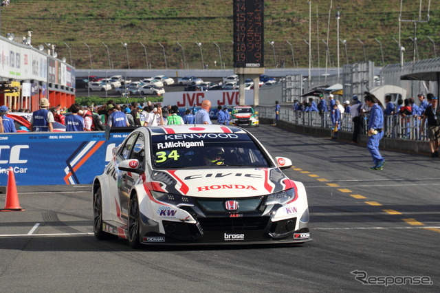 WTCC初挑戦の道上龍