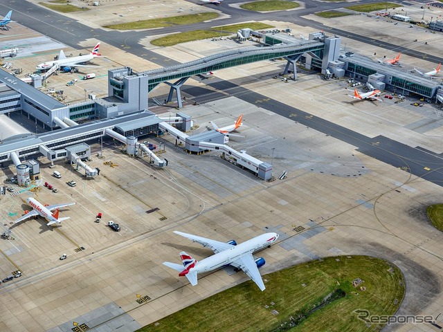 英ガトウィック空港旅客数、直近1年間は4200万人