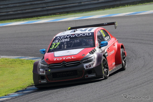 暫定ながらWTCC3年連続チャンピオンとなったホセ・マリア・ロペス