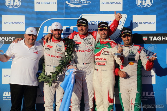 暫定ながらWTCC3年連続チャンピオンとなったホセ・マリア・ロペス