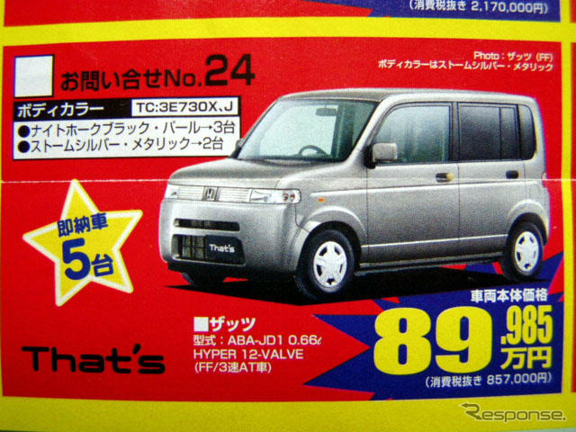 【新車値引き情報】部屋だったり箱だったり…軽自動車
