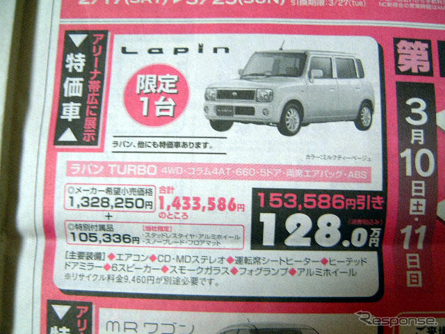 【新車値引き情報】部屋だったり箱だったり…軽自動車
