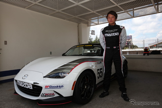 アメリカで開催されるグローバルMX-5カップに挑戦する堤優威