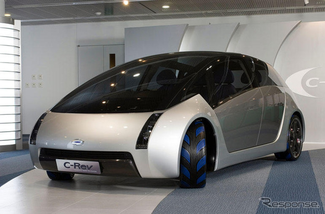 なかなか見ることができない三菱化学製の自動車　予約殺到