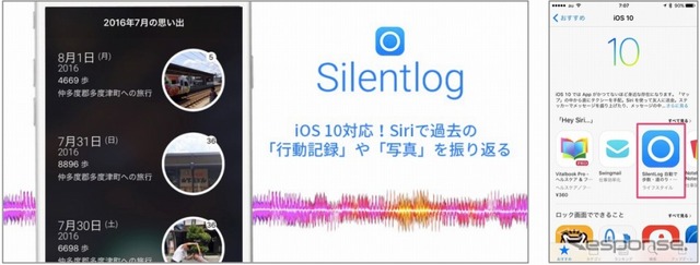 自動行動記録アプリ サイレントログ