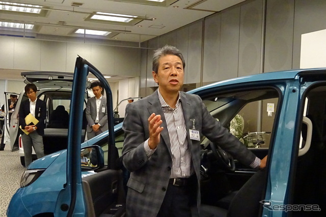 フリード開発責任者の田辺正氏