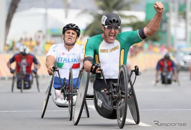 リオ・パラリンビック2016、自転車男子ロードレース「H5」カテゴリー