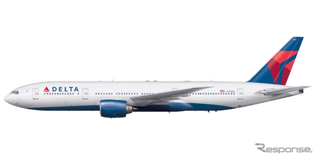 デルタ航空のB777-200LR