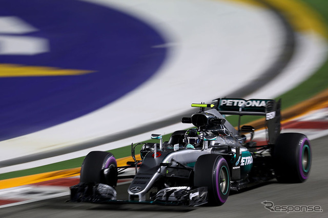 【F1シンガポールGP】フリー走行はロズベルグが最速タイム、レッドブル勢も好調