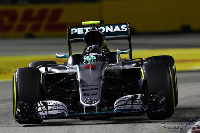 【F1 シンガポールGP】通算200戦目のロズベルグが3連勝でランキング首位…アロンソも入賞