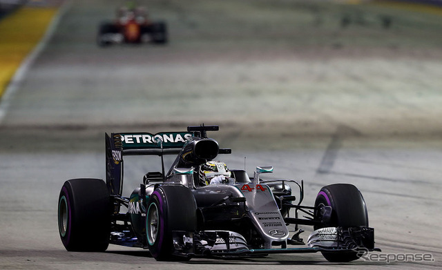 【F1 シンガポールGP】通算200戦目のロズベルグが3連勝でランキング首位…アロンソも入賞