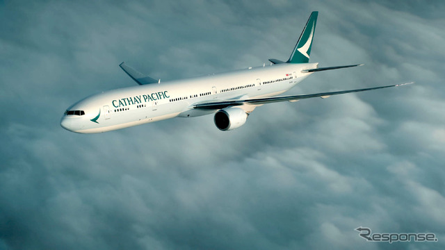 キャセイパシフィック航空のボーイング777-300ER