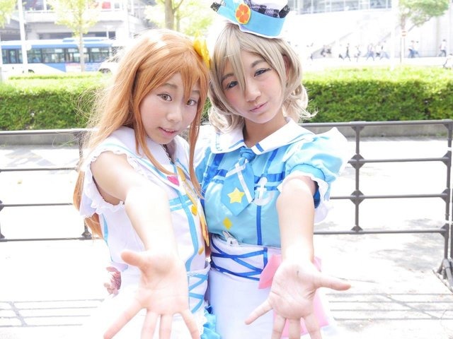 ラブライブ！サンシャイン!! 国木田花丸＆渡辺曜／なちょさん（@pine_6_1） 桜葉りうさん（@Riuu_Cos）