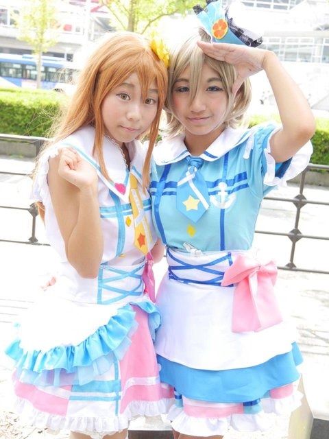 ラブライブ!サンシャイン!! 国木田花丸&渡辺曜/なちょさん(@pine_6_1) 桜葉りうさん(@Riuu_Cos)