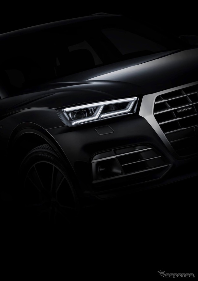 アウディ Q5 新型の予告イメージ