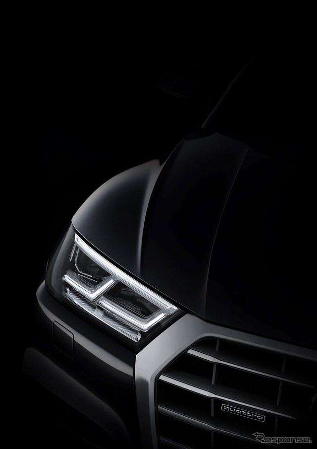 アウディ Q5 新型の予告イメージ