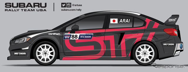 SUBARU WRX STI 2016グローバルラリークロス 新井選手参戦車両