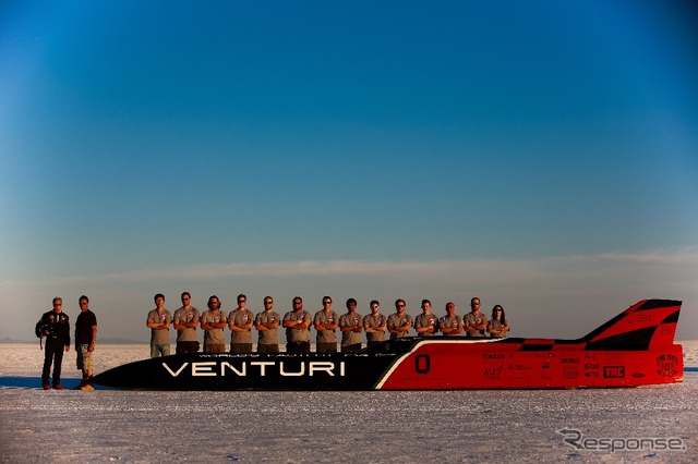 549km/hの最高速を計測しEVの世界新記録を打ち立てたベンチュリ