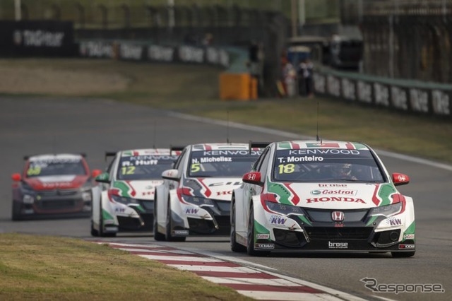 WTCCに参戦中のホンダ・シビック