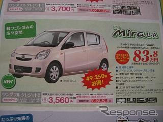 売り切れ御免---このプライスでこの新車を購入できる!!